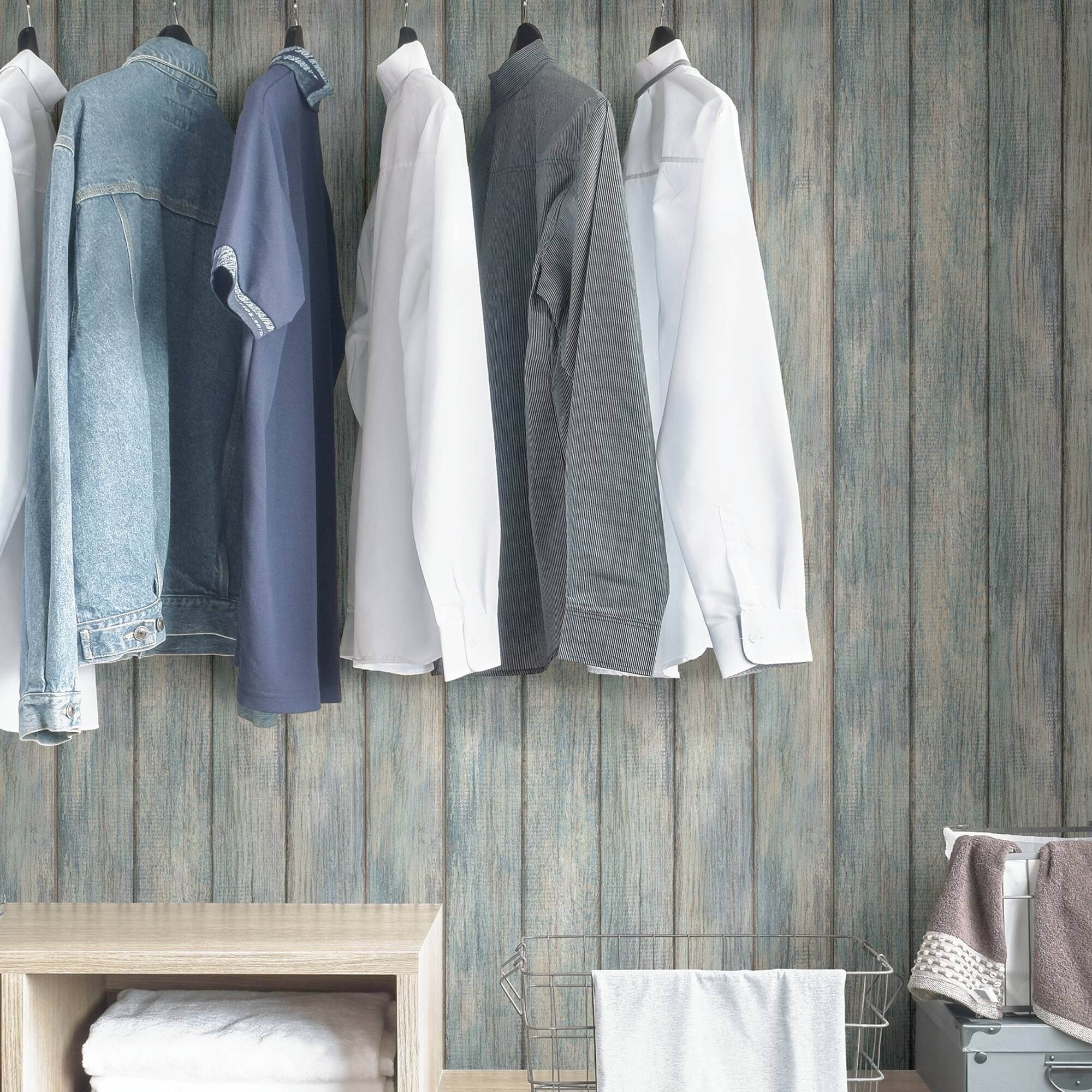 InHome Nantucket Plank Peel & Stick Wallpaper